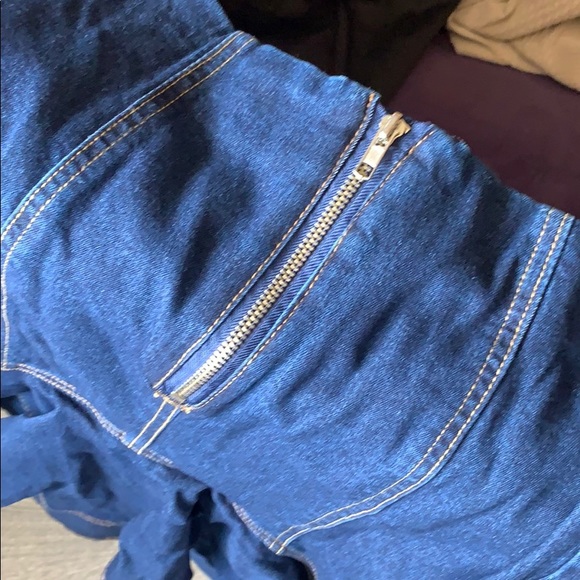 High low jean skirt - Picture 2 of 4